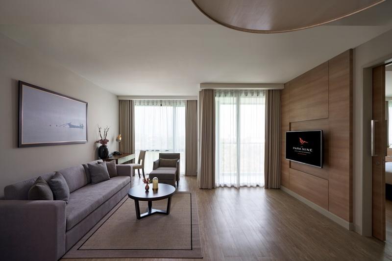The Park 9 Hotel And Serviced Residence - Suvarnabhumi バンコク都 エクステリア 写真